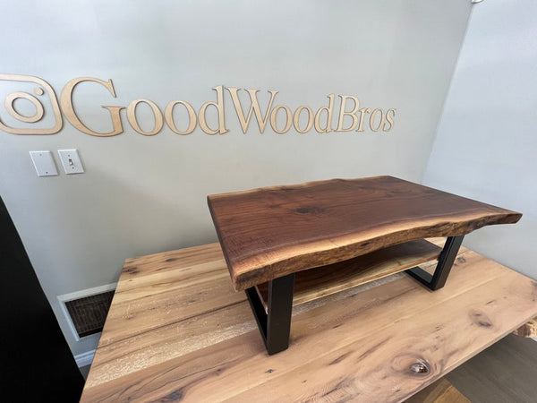 Walnut Coffee Table with Shelf