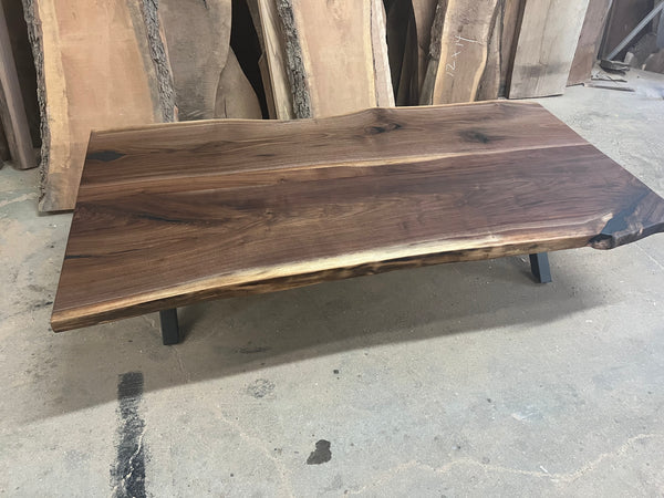 Custom Made Black Walnut Live Edge Tables