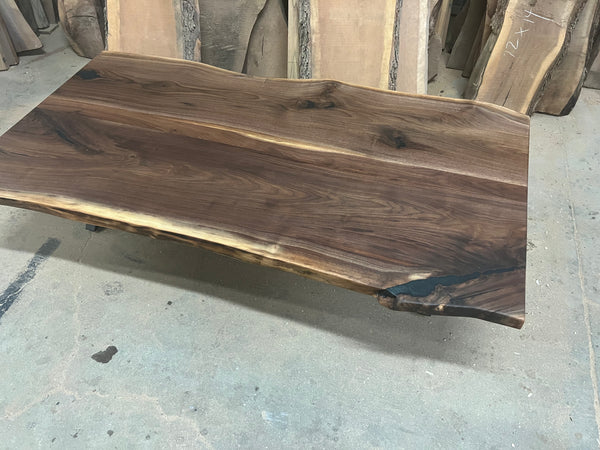 Custom Made Black Walnut Live Edge Tables