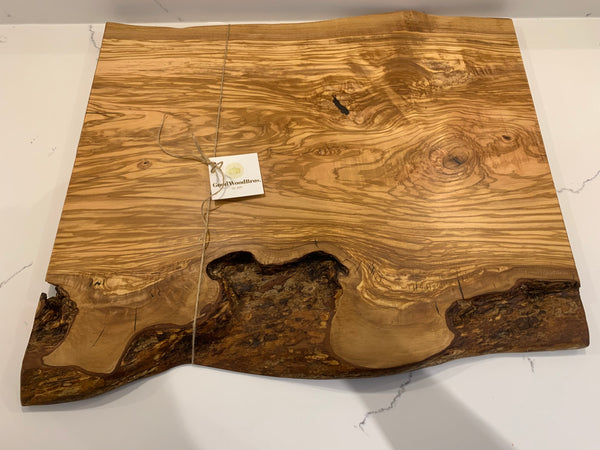 Italian Olive Wood Charcuterie Board, Square