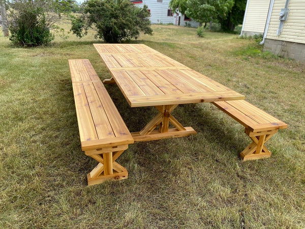 Outdoor Cedar Table