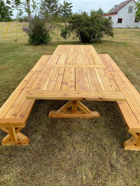 Outdoor Cedar Table