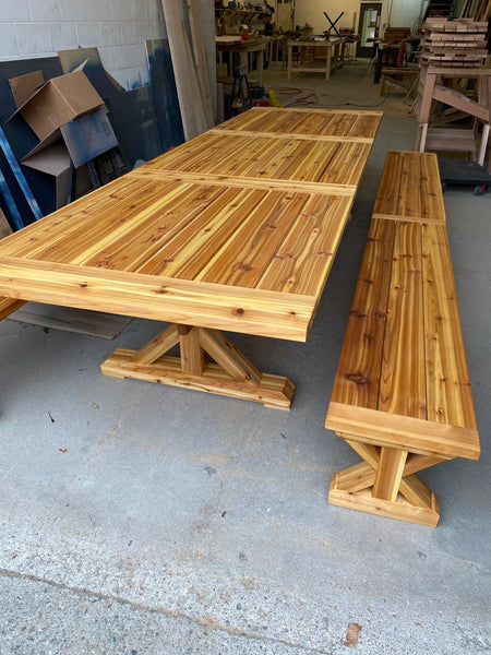 Outdoor Cedar Table