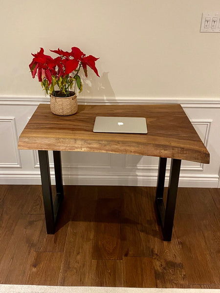 Custom Live Edge Walnut Desk