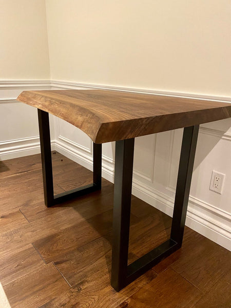 Custom Live Edge Walnut Desk