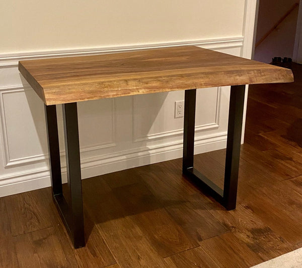 Custom Live Edge Walnut Desk