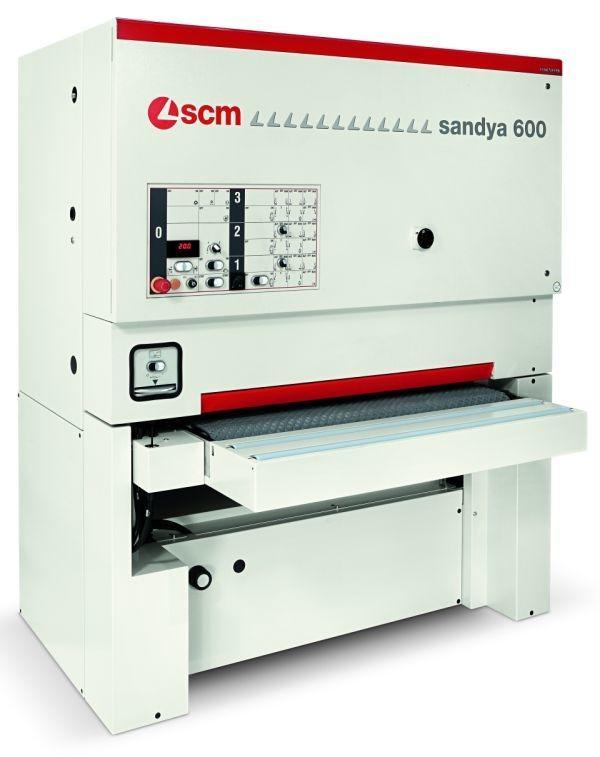 Wide belt store sanding machine