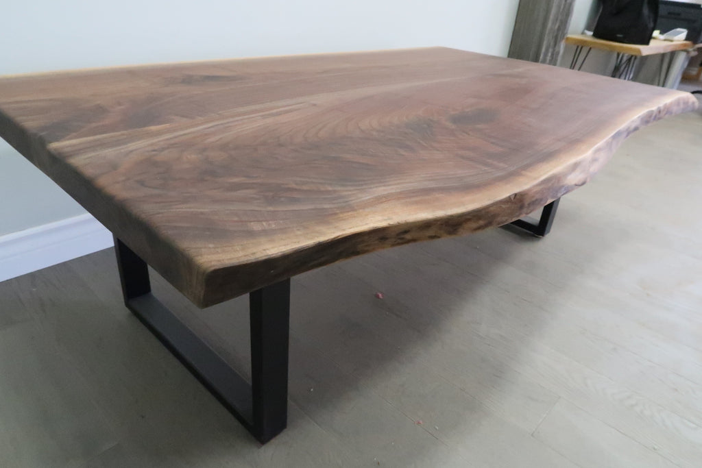 Solid Black Walnut Live Edge Coffee Tables