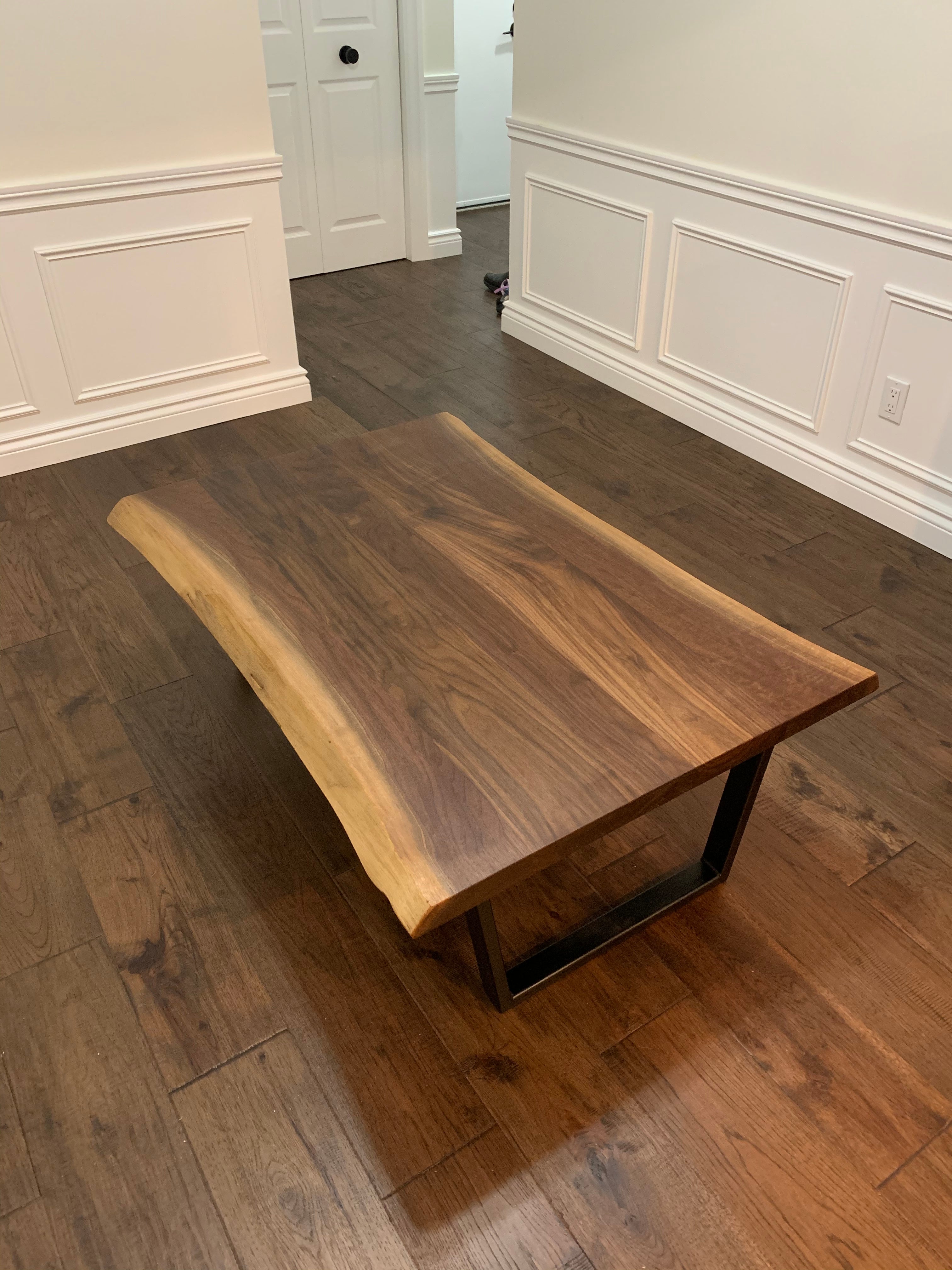 Black Walnut Live Edge Coffee Table,