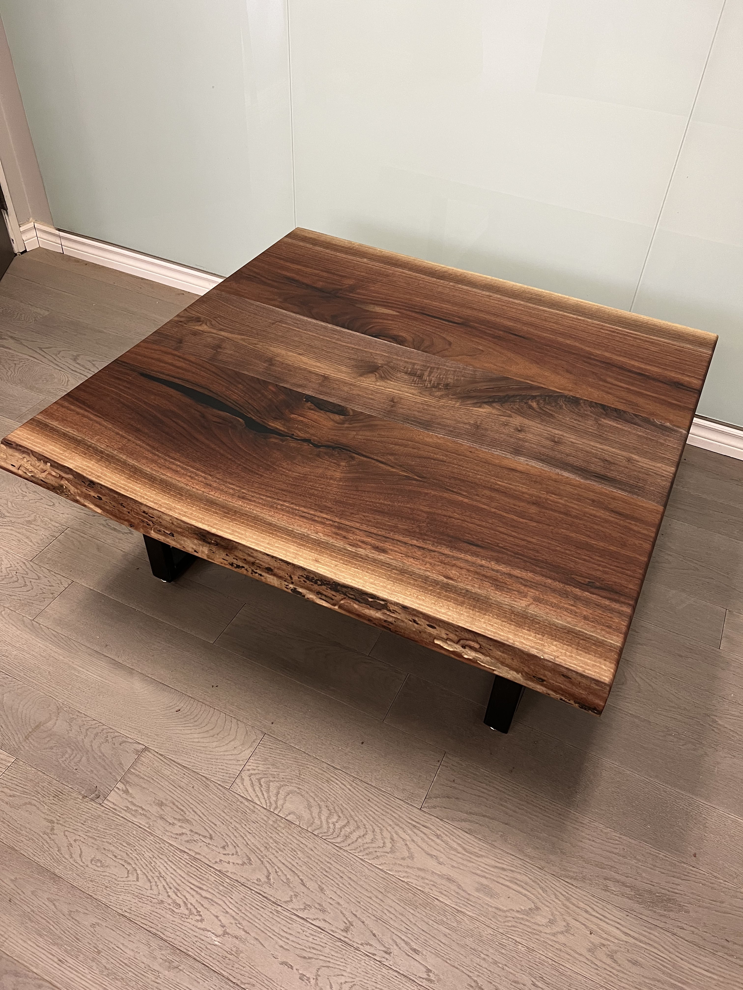 Solid Black Walnut Live Edge Coffee Tables
