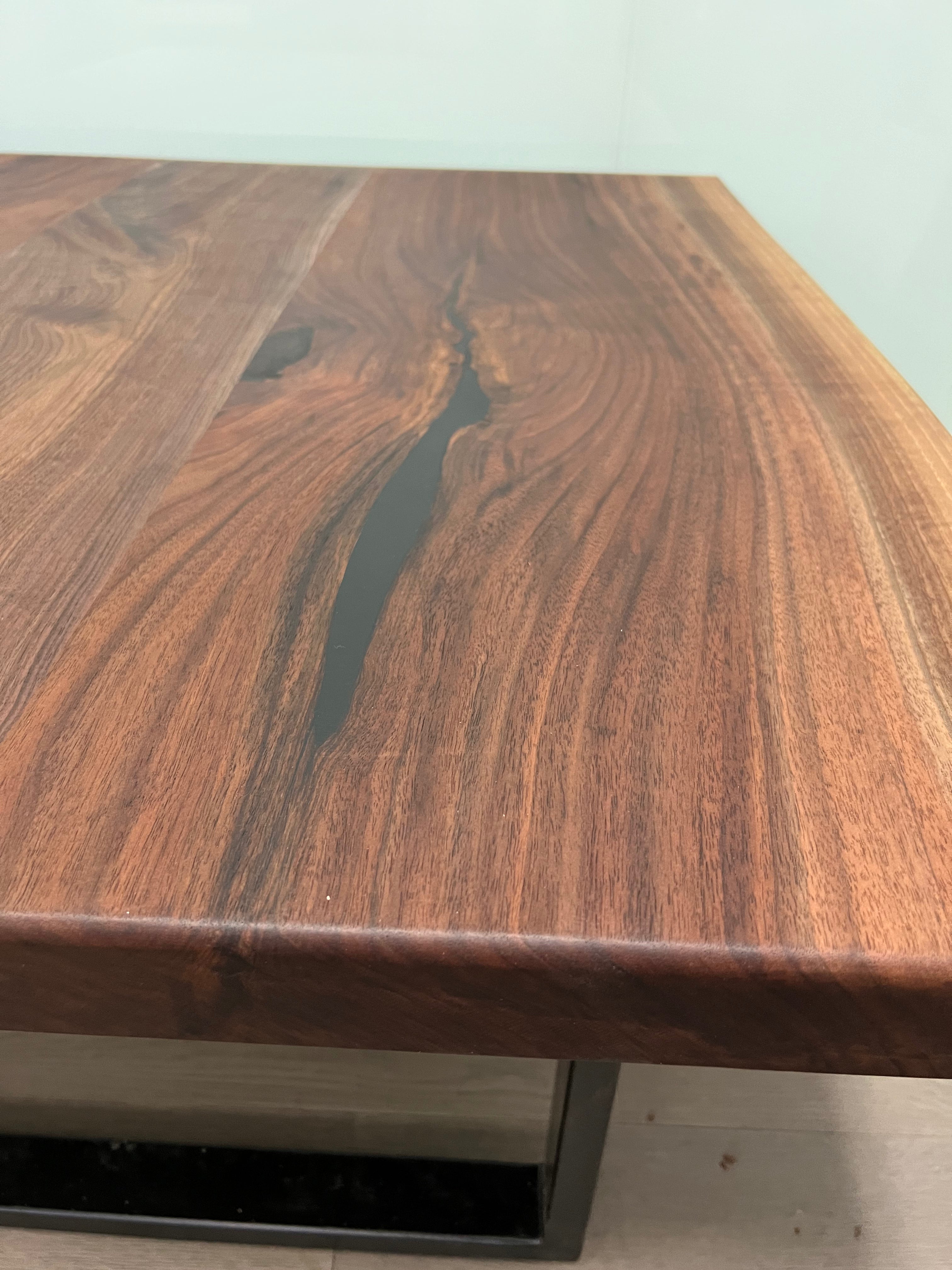 Solid Black Walnut Live Edge Coffee Tables