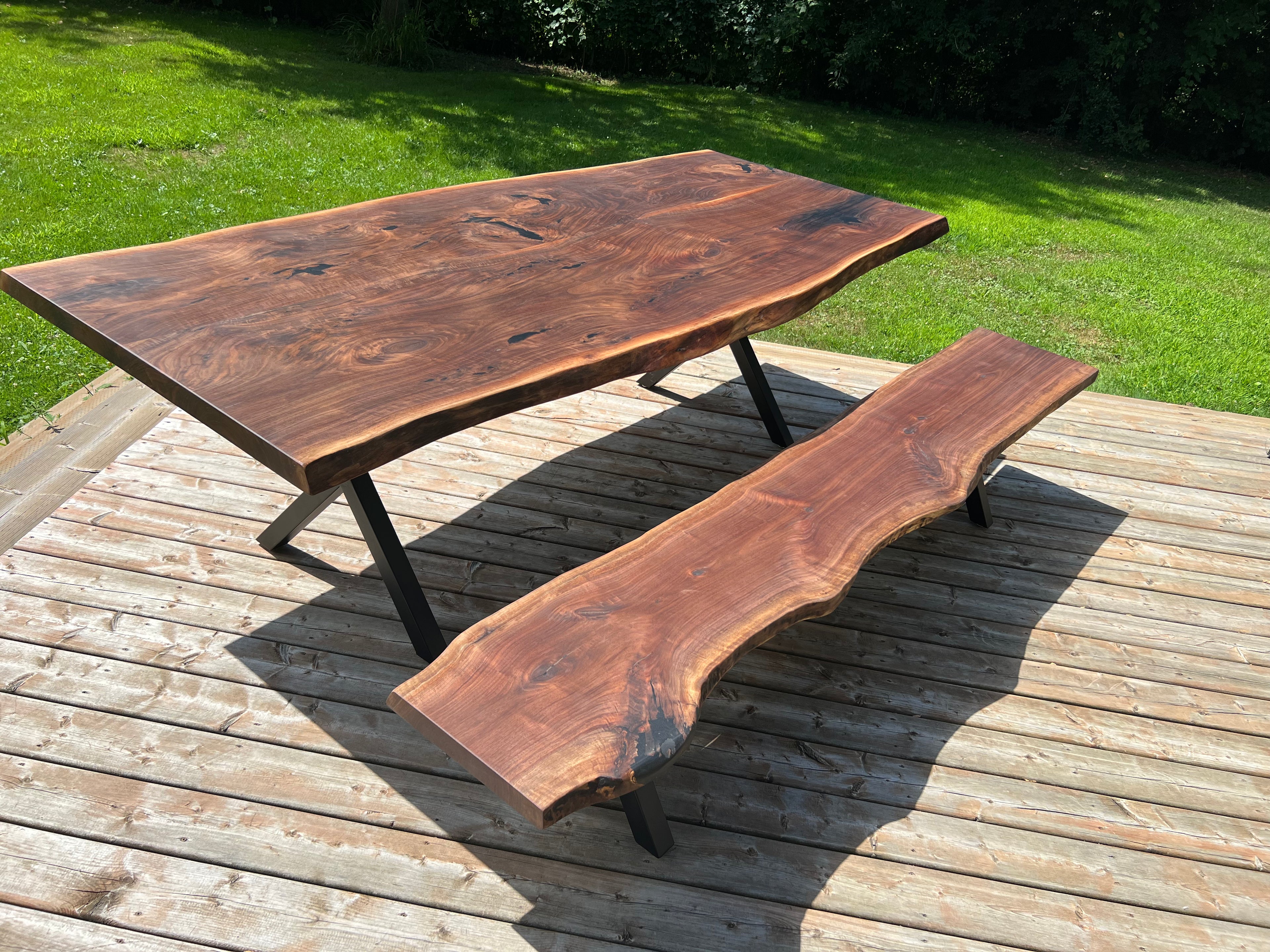 Live Edge Benches