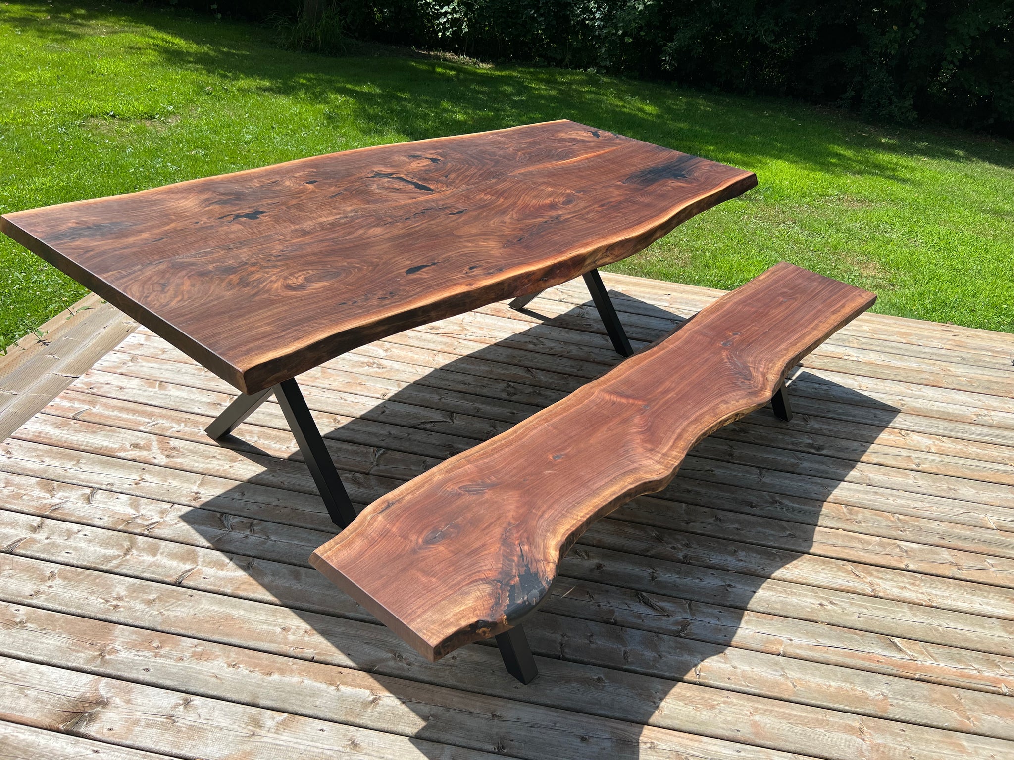 Live Edge Benches Good Wood Brothers Inc