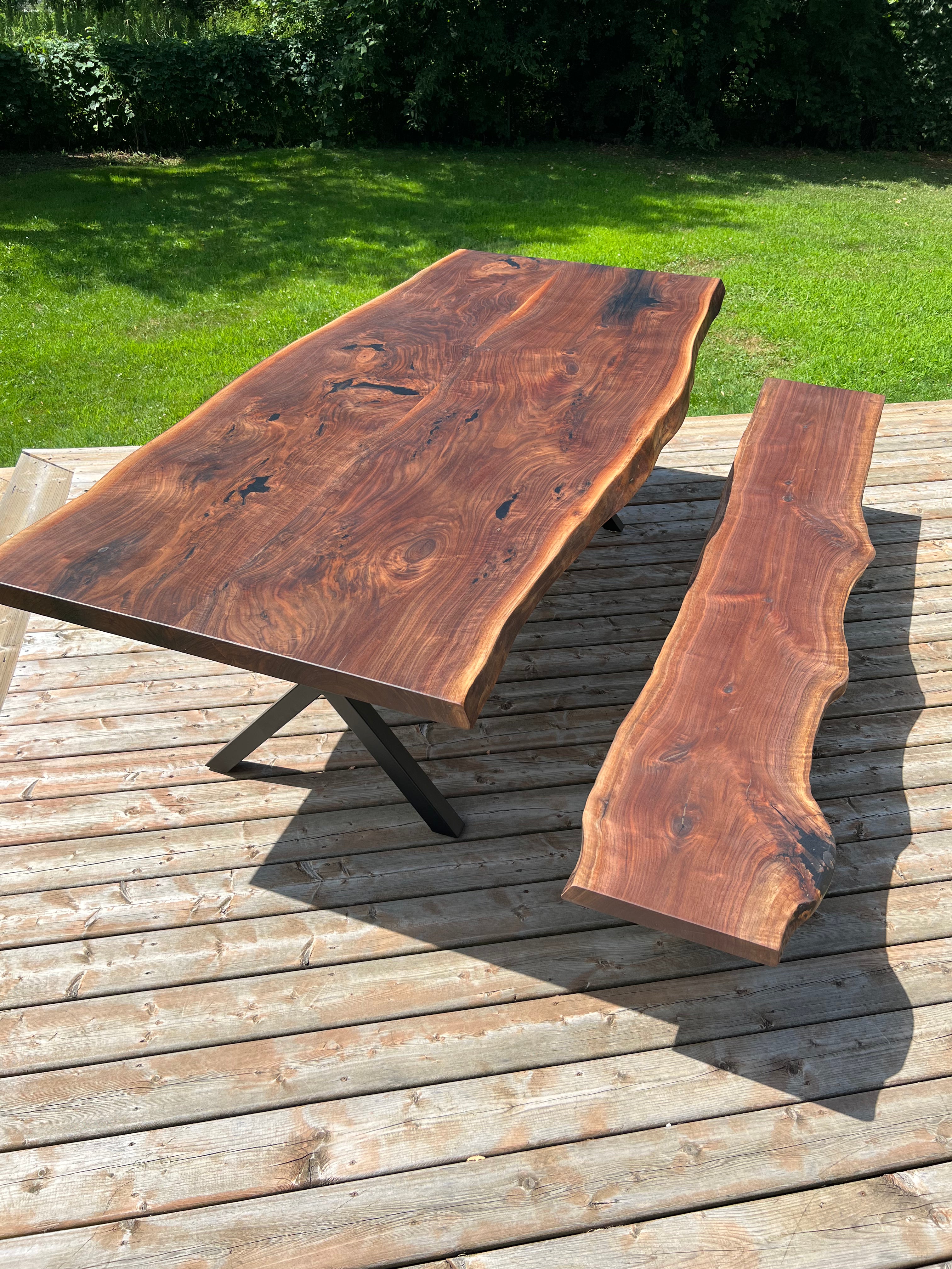 Live Edge Benches