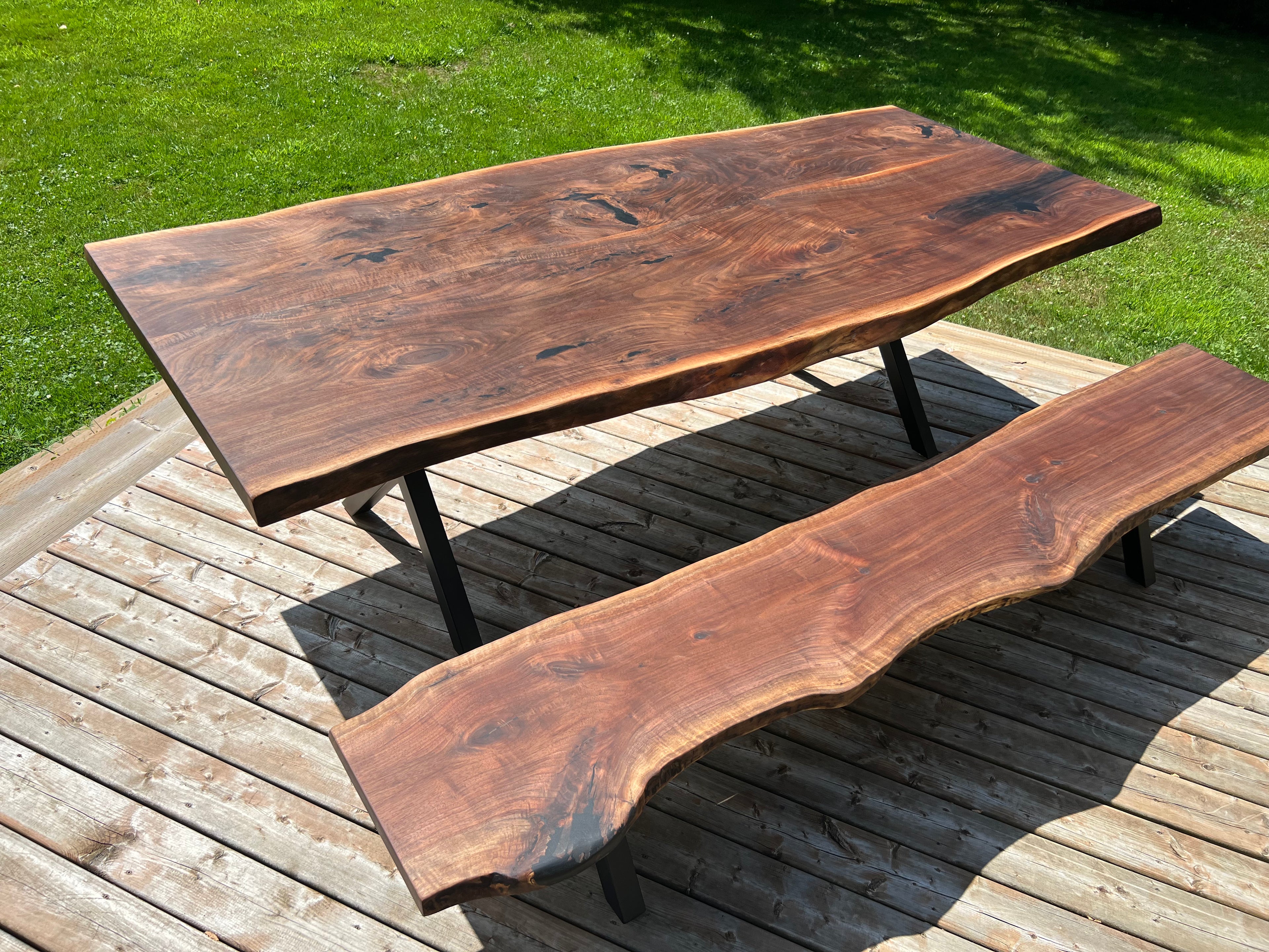 Live Edge Benches
