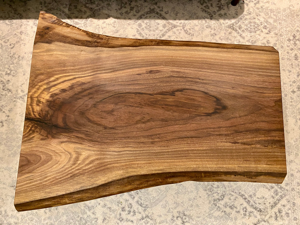 Horizontal Top View, Live Edge Walnut Coffee Table