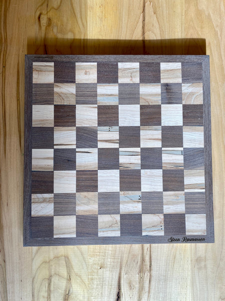 Top View, Chess Board, No Pieces
