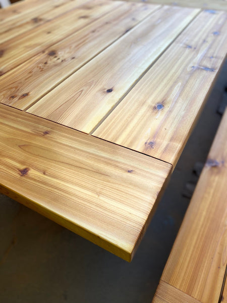 Outdoor Cedar Table Top