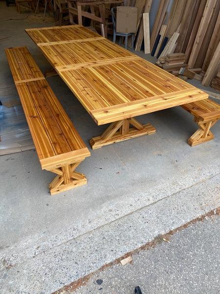 Outdoor Cedar Table
