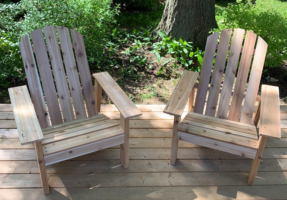 Front View, Cedar Muskoka, Garden Deck