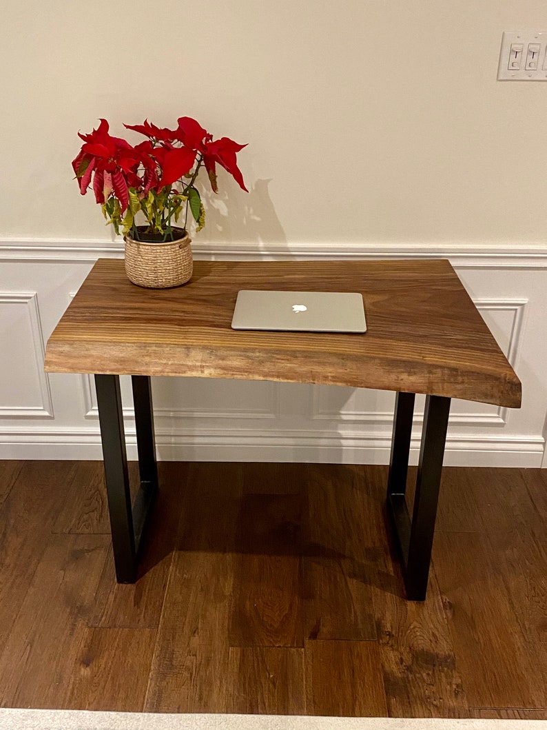 Custom Live Edge Walnut Desk