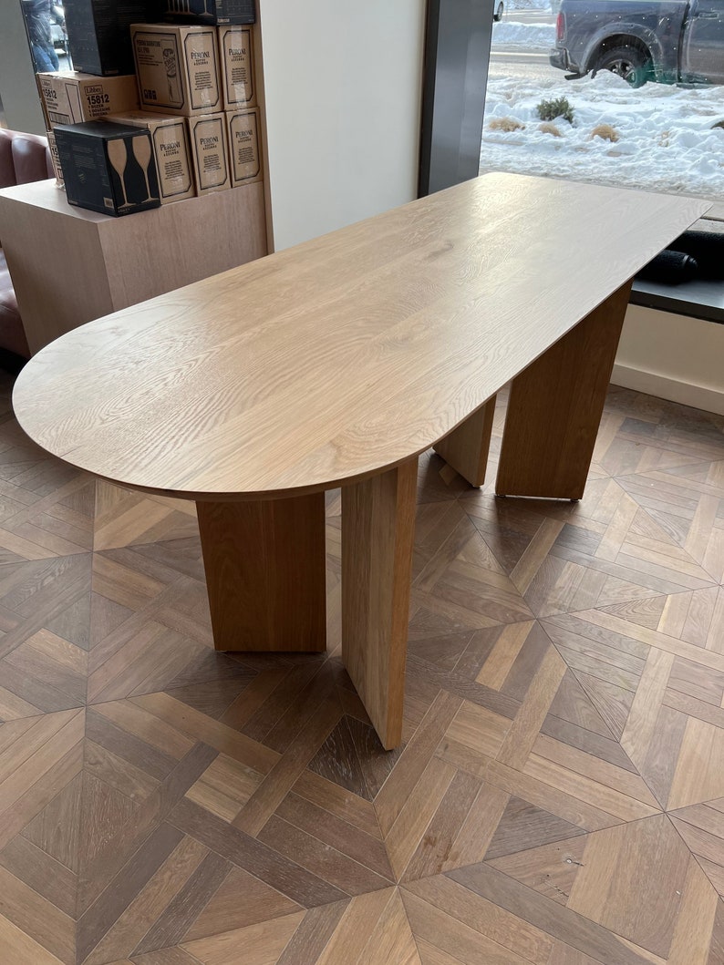 White Oak Dining Table