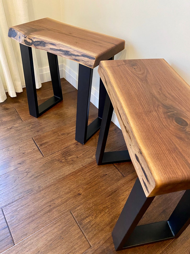Black Walnut Live Edge Side/End Tables